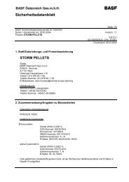 Sicherheitsdatenblatt - Getreide AG