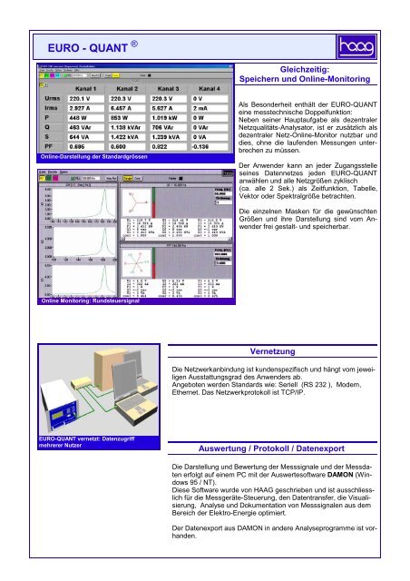 EURO - QUANT - HAAG Elektronische Messgeräte GmbH