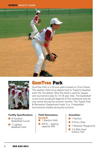 Download a copy of our Sports Facility Guide. - Tupelo