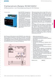 Fehlerstrom-Relais RCM1000V