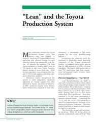 Lean and the Toyato production.qxd - Association for Manufacturing ...