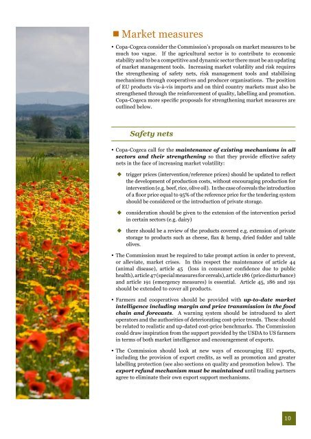 The Future of the Common Agricultural Policy post ... - Copa-Cogeca