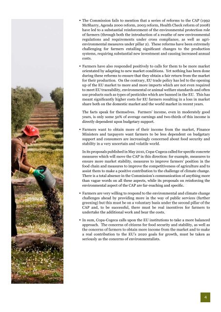 The Future of the Common Agricultural Policy post ... - Copa-Cogeca