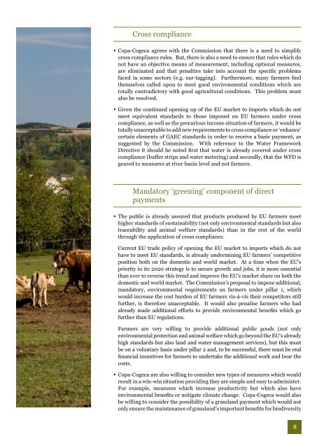 The Future of the Common Agricultural Policy post ... - Copa-Cogeca