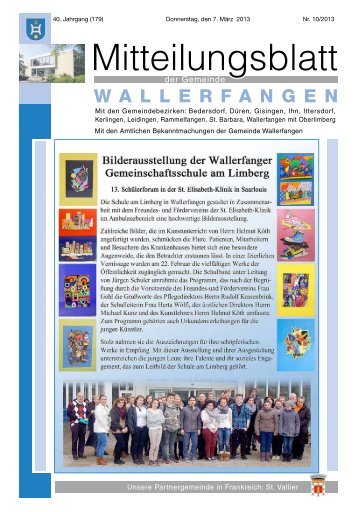 KW 10/2013 - Gemeinde Wallerfangen