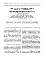 Liquid Crystal in Water Emulsion Stabilized by Layer by ... - Springer