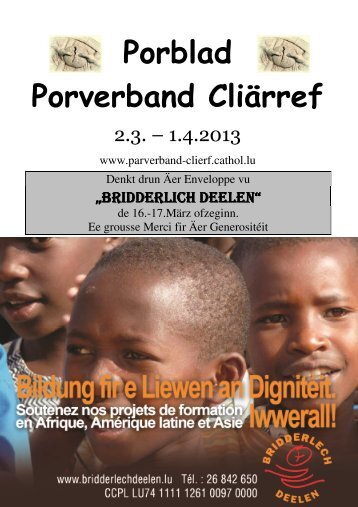 Clervaux 2013 3.Porblad 2.3.-1.4.13 - Parverband Clierf