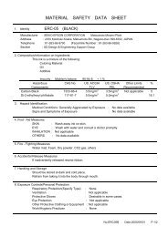 MATERIAL SAFETY DATA SHEET - Epson POS Printers