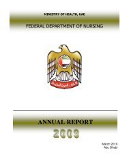 annual report - Federal Department of Nursing - Ministry of Health