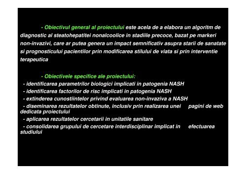 Studiul markerilor non-invazivi de diagnostic si prognostic ai ...