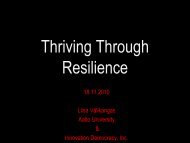 PowerPoint Presentation - The Quest for Resilience