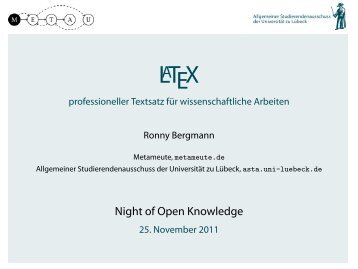 LaTeX [.3em] professioneller Textsatz fÃ¼r ... - Ronny Bergmann
