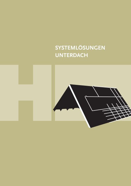 systemlÃƒÂ¶sungen unterdach - Harrer GmbH