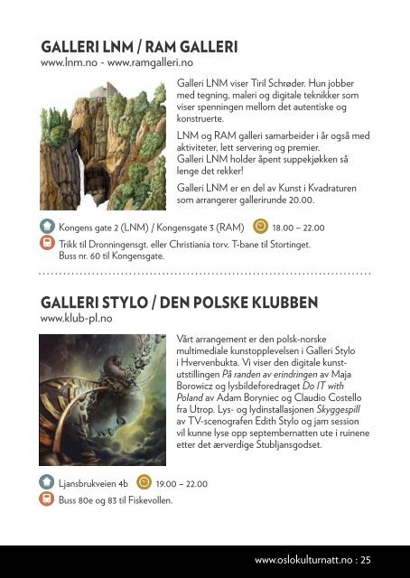 Program 2013 (PDF) - Oslo kulturnatt - Domene