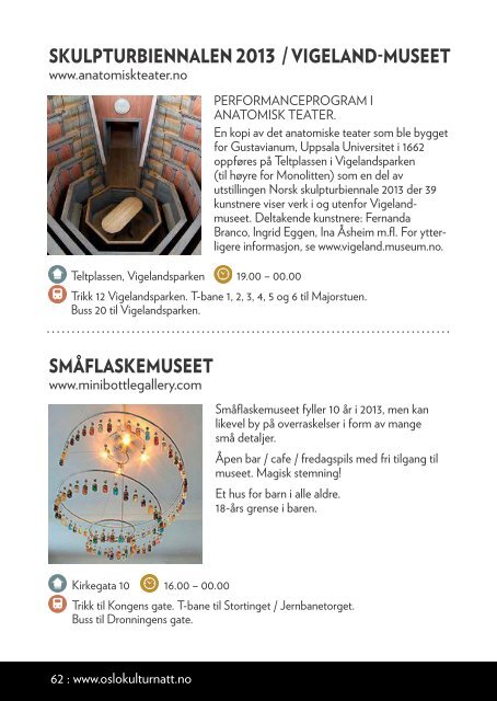 Program 2013 (PDF) - Oslo kulturnatt - Domene