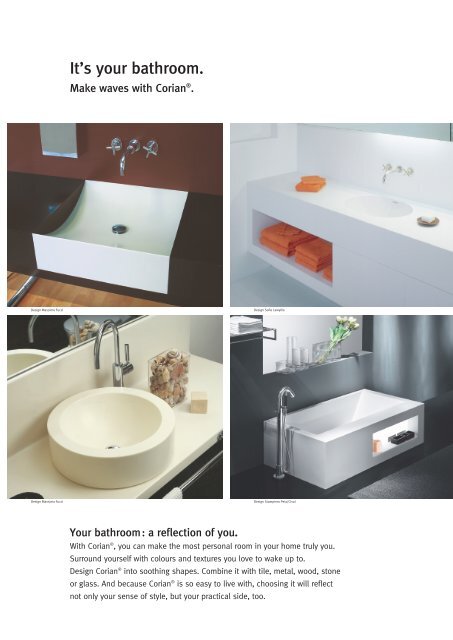 Living with CorianÂ® - A.M.O.S. Design, s.r.o.