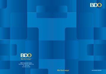 2010 BDO Annual Report