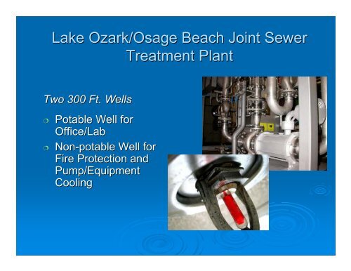 Lake Ozark/Osage Beach Joint Sewer Treatment Plant - Missouri ...