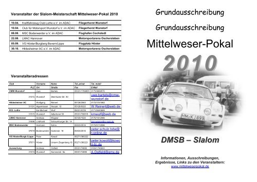 Slalom-Meisterschaft Mittelweser-Pokal 2006