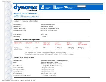 Dynarex-Alcohol Swabs/Prep Pads