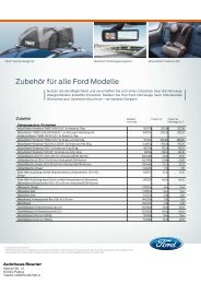 Zubehör für alle Ford Modelle - Ford Reuner