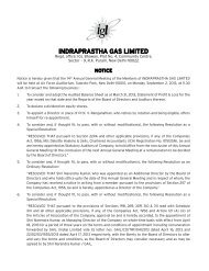 AGM Notice - Indraprastha Gas Limited