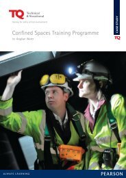Confined Space Training for Anglian Water - TQ Education and ...