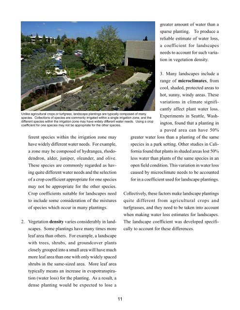 Guide to Estimating Irrigation Water Needs of Landscape Plantings