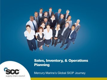 Sales, Inventory, & Operations Planning - Supply Chain Council