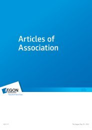 Articles of Association-English - Aegon