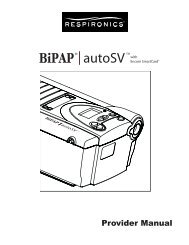 Respironics BIPAP Auto SV - Impact Biomedical Corp.