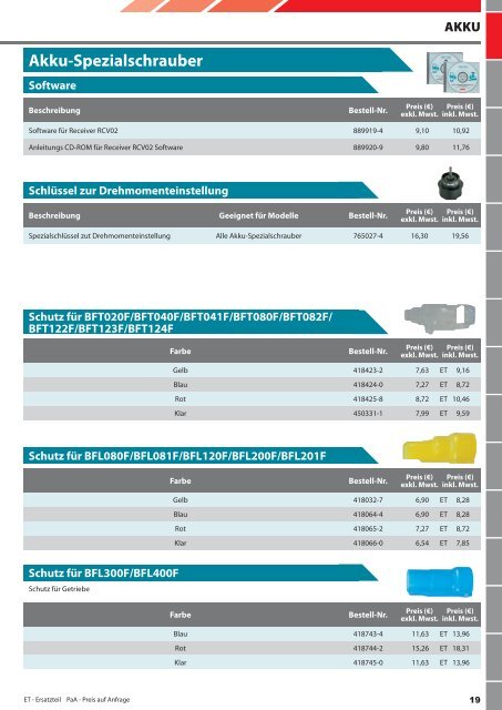 Makita Zubehör Katalog 2012