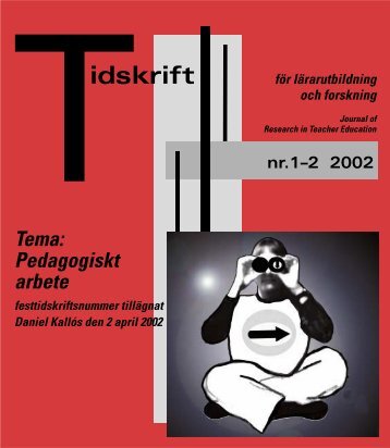 Tidskrift för lärarutbildning och forskning 1-2/2002