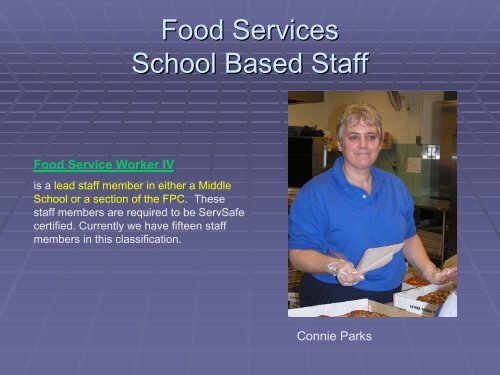 Food Services - Malcolm Shabazz City High School, Madison WI