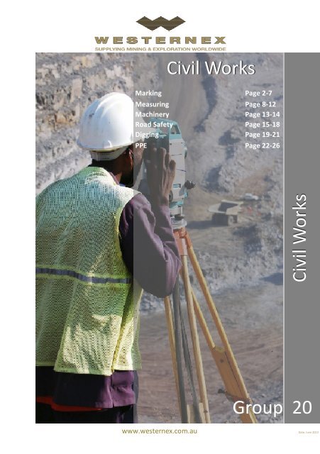 Civil W orks Civil W orks Civil Works Group 20 - Westernex