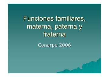 Funcion paterna - Filiales