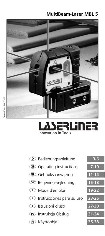 MultiBeam-Laser MBL 5 - Spot-on.net