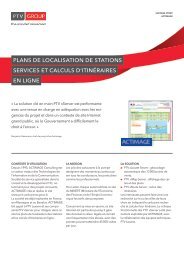 plans de localisation de stations services et ... - PTV Components