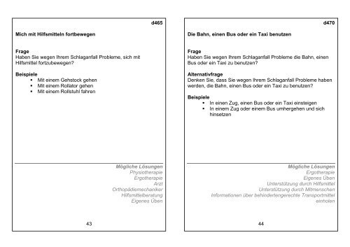 ICF-basierte Patientenschulung Manual