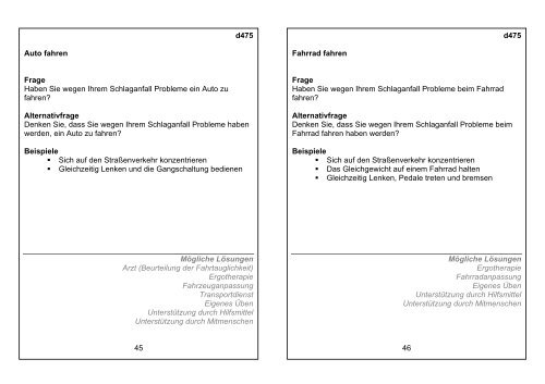 ICF-basierte Patientenschulung Manual