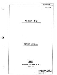 Page 1 4OFB-R. 3040. A Nikon F3 REPAIR MANUAL @ NIPPON ...