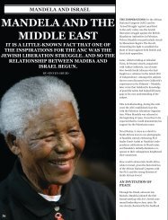 Mandela and the Middle East - South African Jewish Board of ...