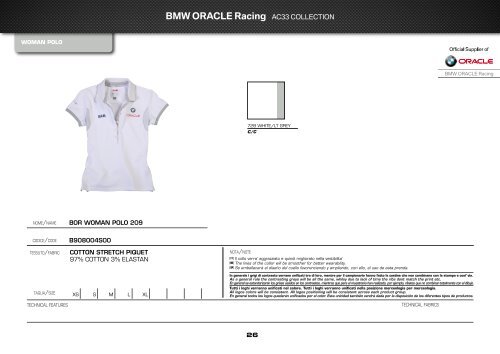 BMW ORACLE Racing - WNE Yachting