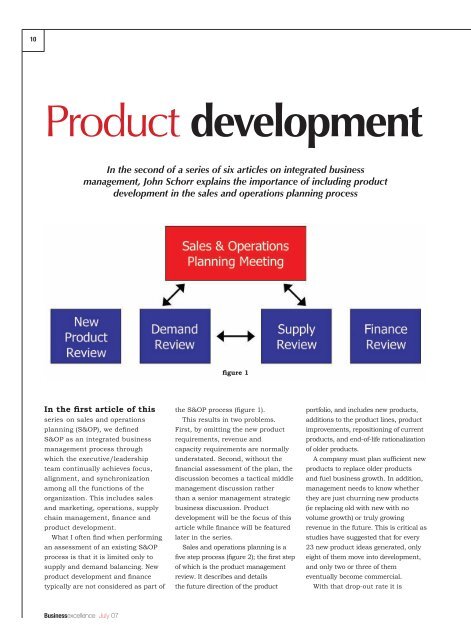 Product development - Oliver Wight Americas