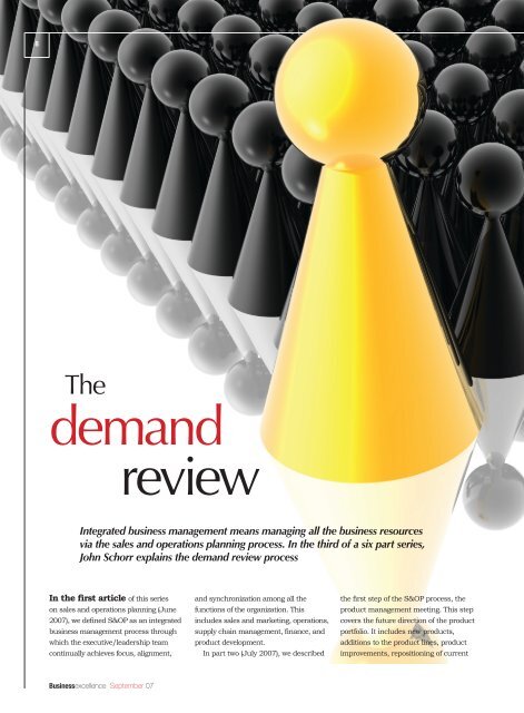 The Demand Review - Oliver Wight Americas