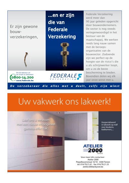 Vlaamse Schrijnwerker_mei_2008.pdf - Magazines Construction