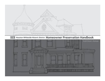 Homeowner Preservation Handbook - City of Hutchinson, Kansas