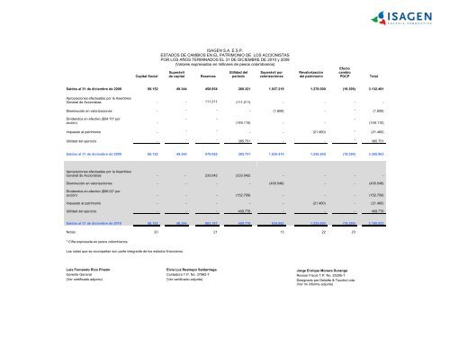 DOCUMENTO 4 ESTADOS FINANCIEROS 2010 - Isagen