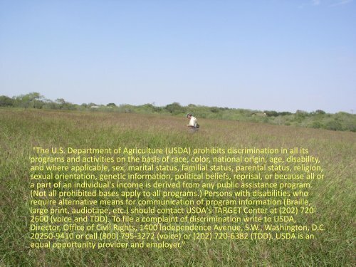 HISTORY OF RANGE SEEDING IN SOUTH TEXAS JULY 2011