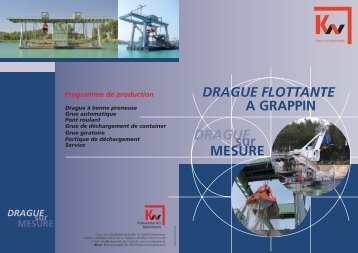 drague flottante - KW-Kranwerke AG Mannheim